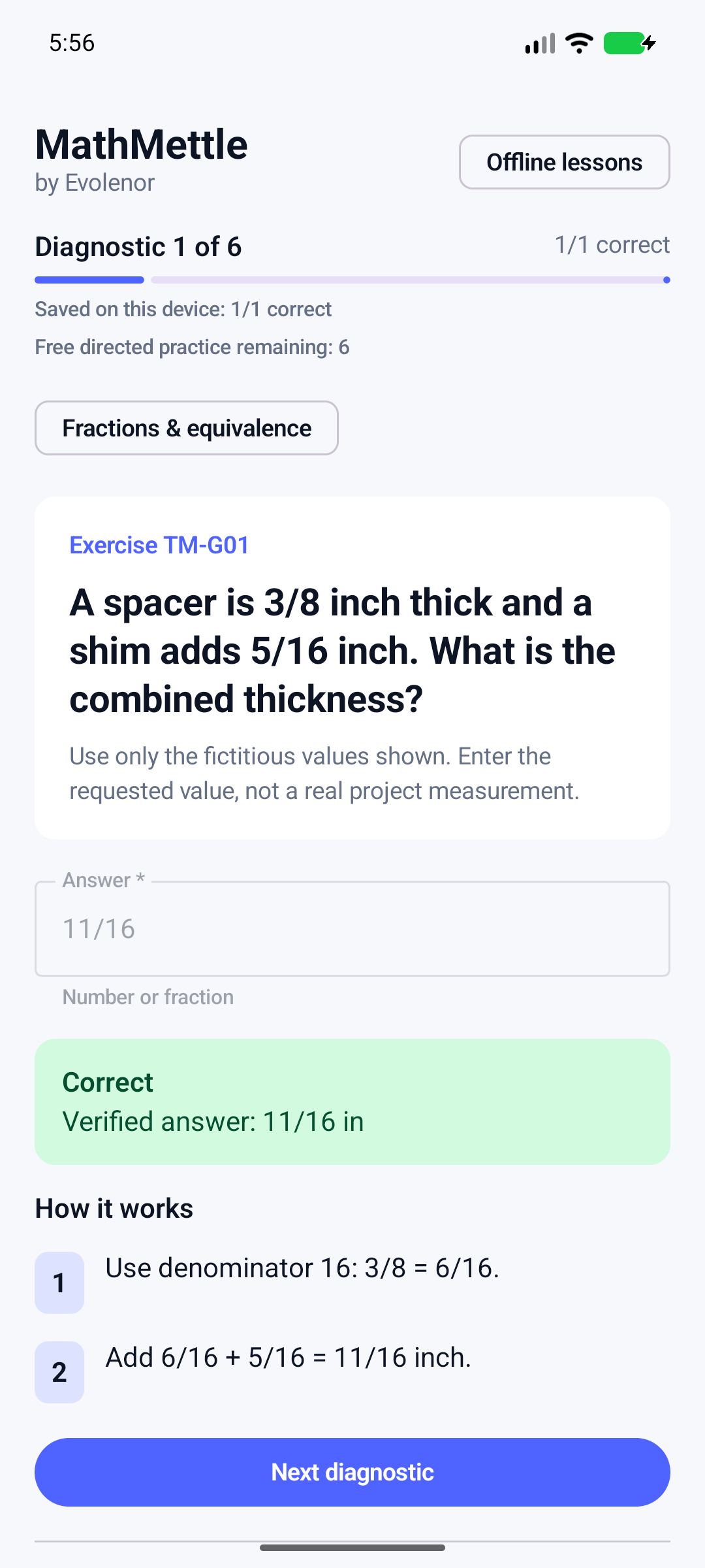 MathMettle verified answer steps